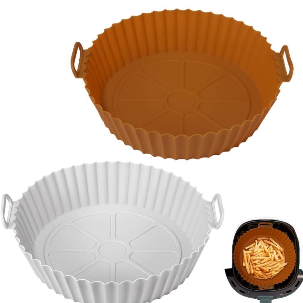 Silicone Round Air Fryer Liners. NIB